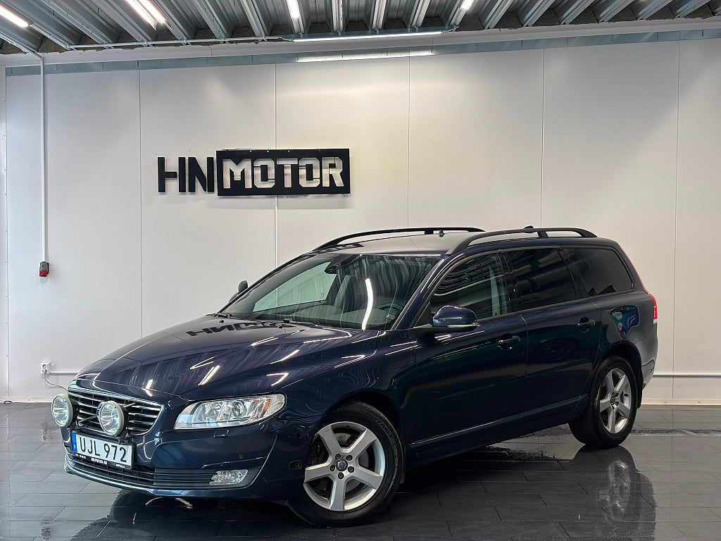 Volvo V70 D4 Geartronic |1Ägare|HPA|Nivomat|DRAG|NyServ|Värmare|