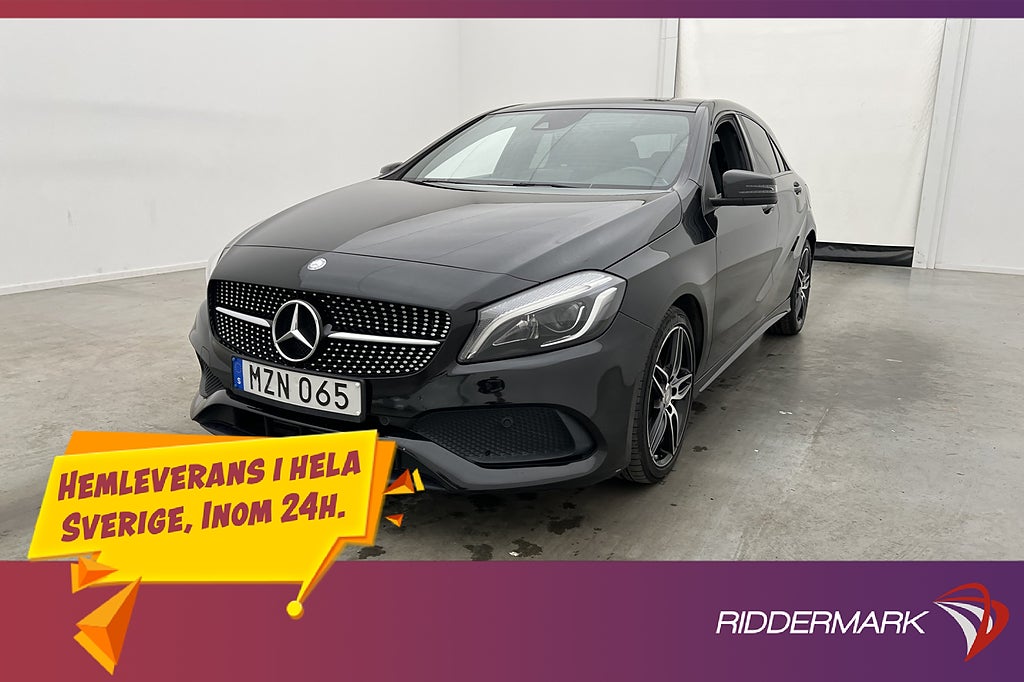 Mercedes-Benz A200 d AMG Taklucka Kamera LED SV-Såld