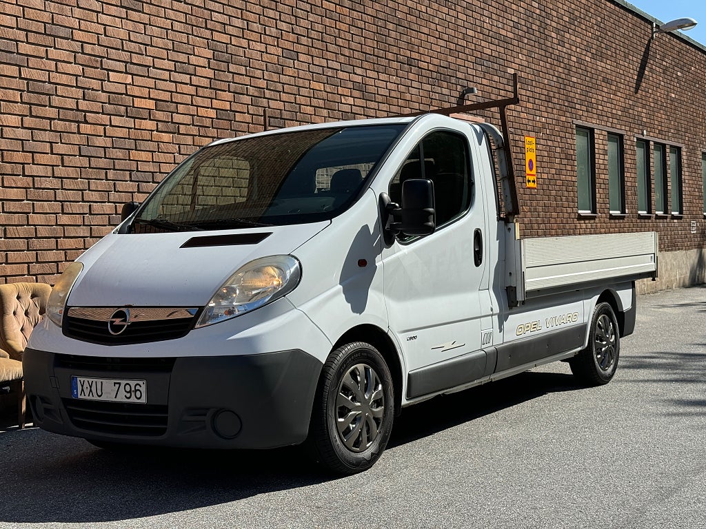 Opel Vivaro Pickup 2.0 CDTI Flak Dragkrok Moms Nybesiktigad