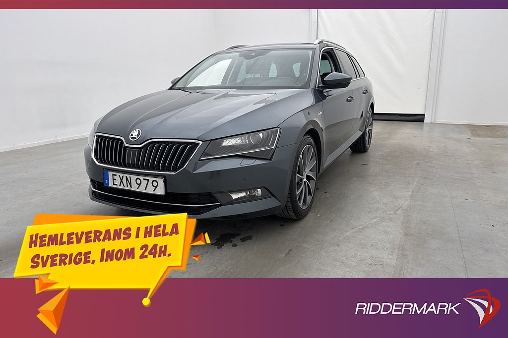 Skoda Superb TDI 4x4 190hk L&K Kamera Värmare Skinn Drag