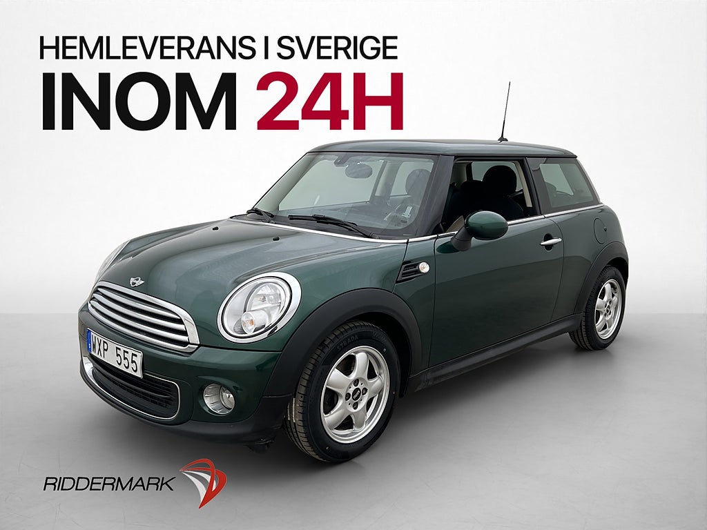 MINI One 98hk Navigation P-Sensorer Bluetooth Farthållare