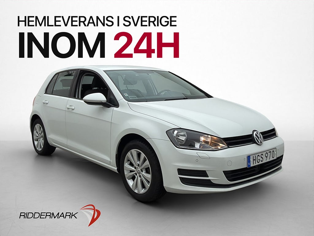 Volkswagen Golf TSI 110hk P-Sensorer CarPlay Adp-Farthållare