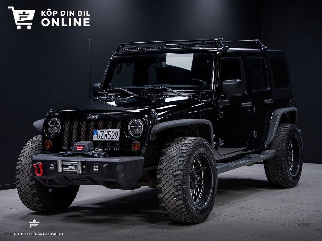 Jeep Wrangler Unlimited 2.8 200HK 4WD SAHARA DIRT FÄLGAR 