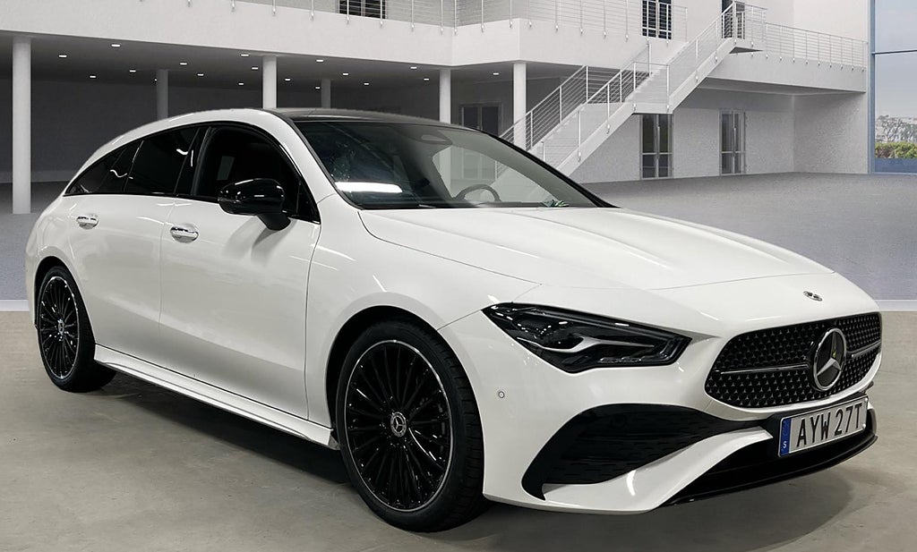 Mercedes-Benz CLA 200 AMG Premium Glastak 19tum Burmester Vinterpkt - bild 12