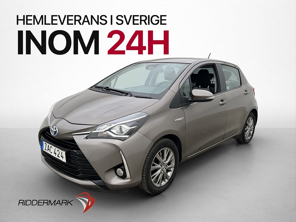 Toyota Yaris Hybrid 101hk Backkamera Lane Assist Farthållare