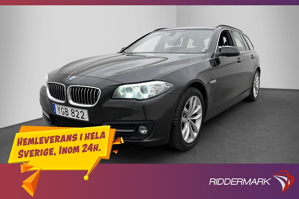 BMW 520 d xDrive Värmare Drag Sensorer Navi Skinn Rattvärme