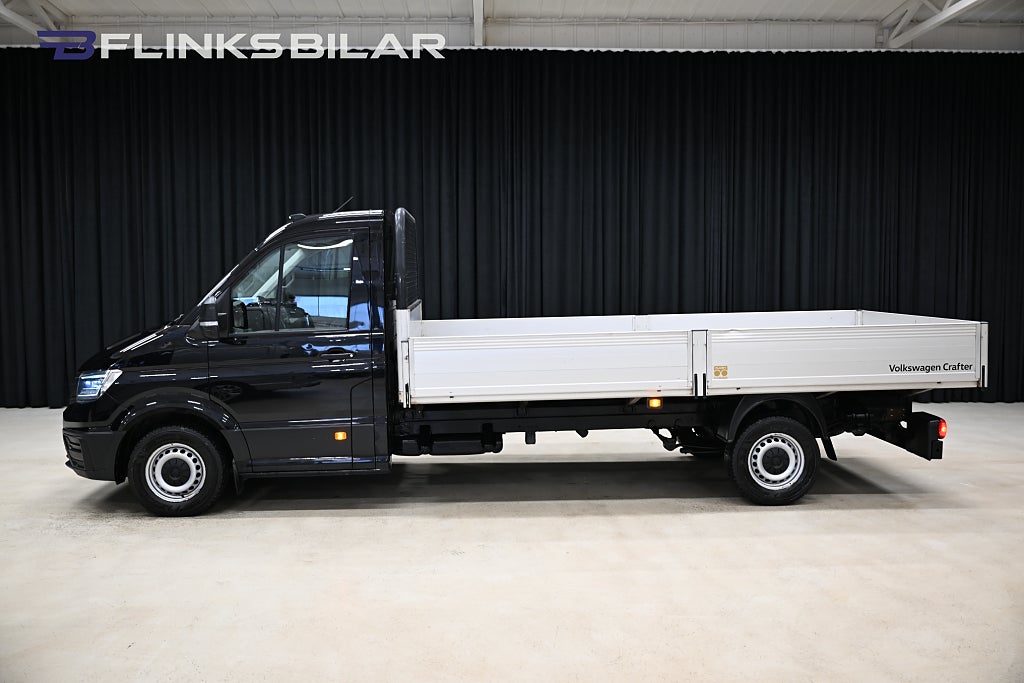 Volkswagen crafter 177HK Automat|L4|LED|Flak|Drag|Värmare|NyKamrem|Leasbar