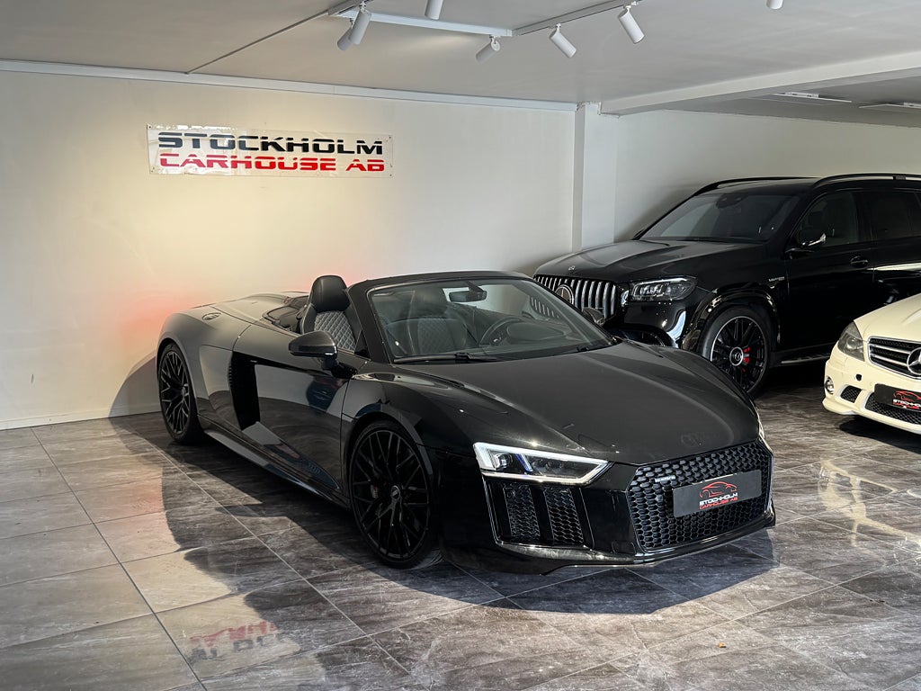 Audi R8 Spyder Q 540hk / Kolfiber / Laser / B&O/Keramiska
