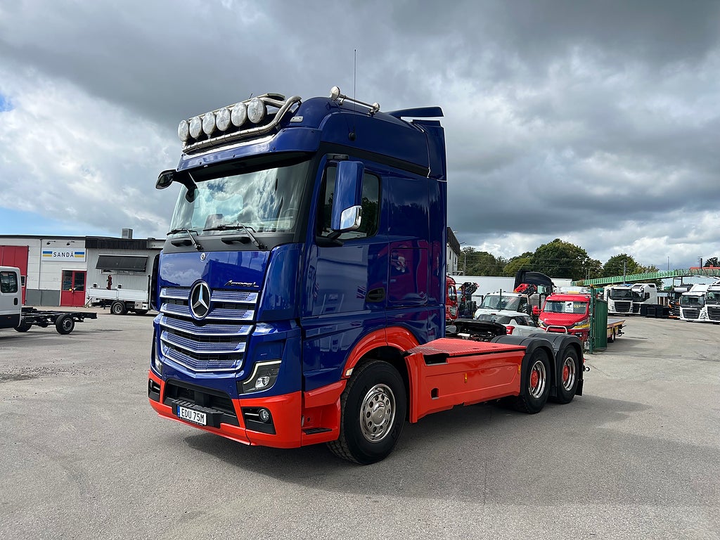 Mercedes-Benz Actros 3353 LS 6x4 Dragbil, Hydraulik, Euro 6
