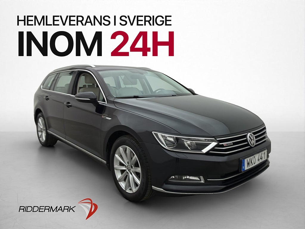 Volkswagen Passat 2.0 TDI 4M GT Drag Pano Kamera Halvskinn