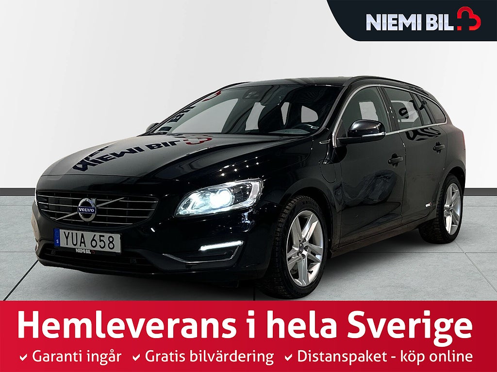 Volvo V60 D5 Plug-in Hybrid AWD Momentum Drag Dvärm Psens GPS SoV