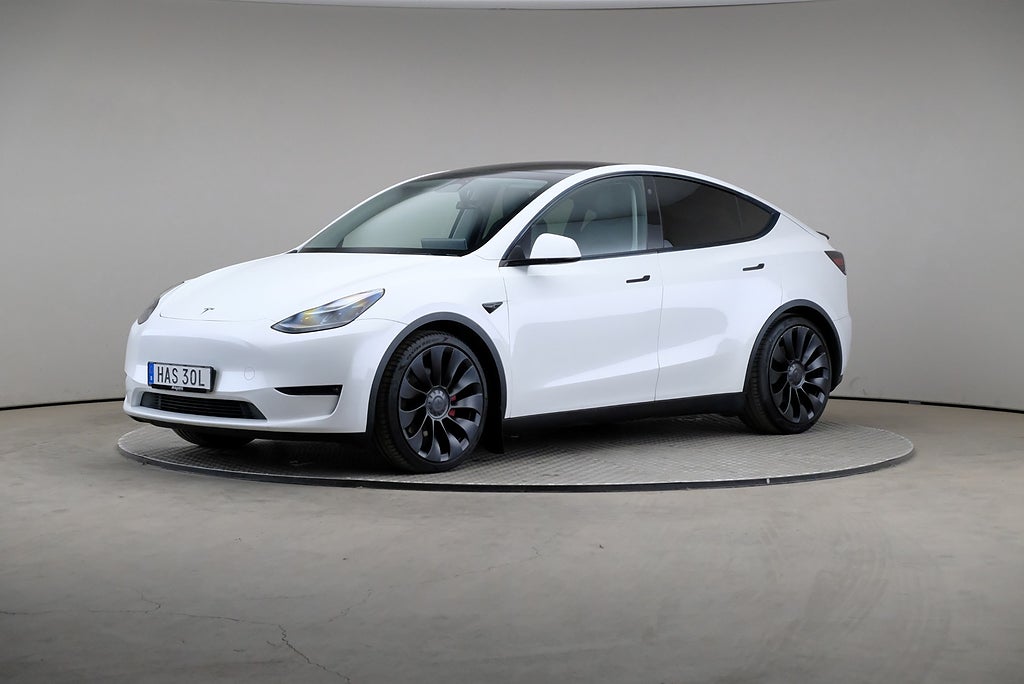 Tesla Model Y Performance 534hk AWD Pano Drag Läder