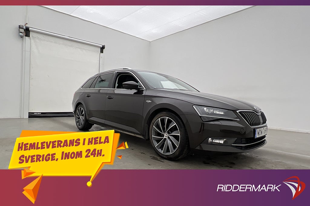 Skoda Superb 2.0 TDI 4x4 L&K Kamera Värmare Canton Dragkrok