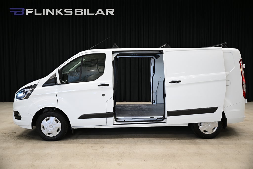 Ford transit Custom 130HK L2|LED|Dubbeldörr|Lågmil|NyKamrem|Leasbar