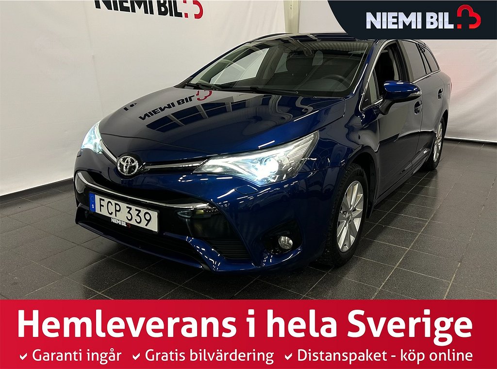 Toyota Avensis Kombi 1.8 Active Plus S&V-hjul/M&K-värm/Drag