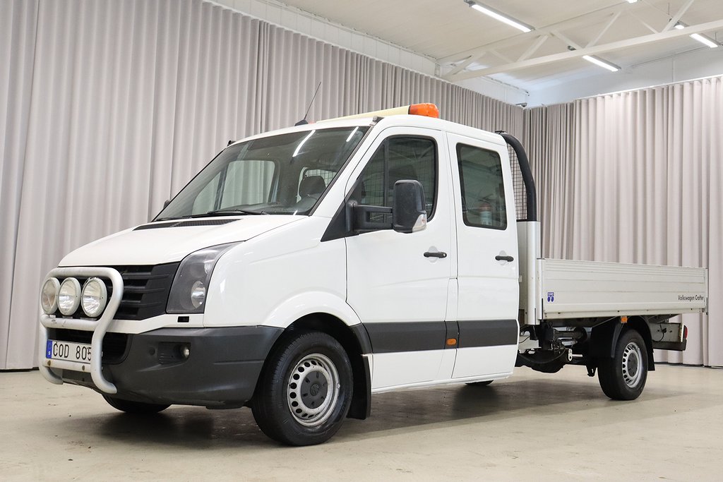 Volkswagen Crafter TDI 163HK Flak Kranbil EnÄgare Leasebar