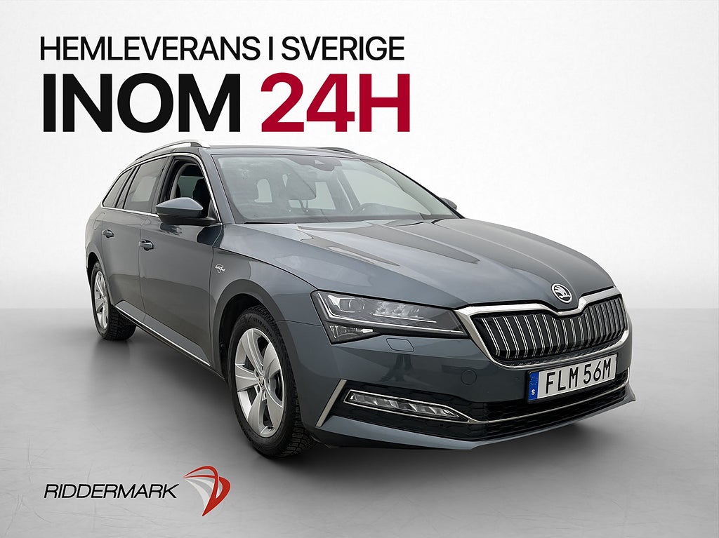 Skoda Superb iV 1.4 TSI L&K Cockpit P-Värm Kamera Skinn Drag