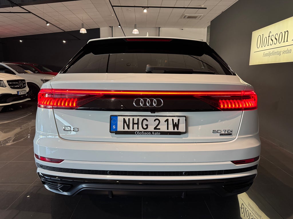 Audi Q8 50 TDI quattro S Line Panorama B&O HUD Värmare Drag - bild 16