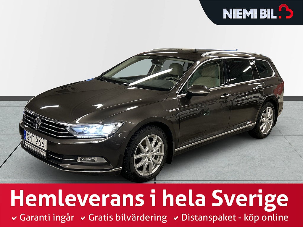 Volkswagen Passat Sportscombi 2.0 TDI AWD GT Kamera/D-värm/Drag/S&V-Däck