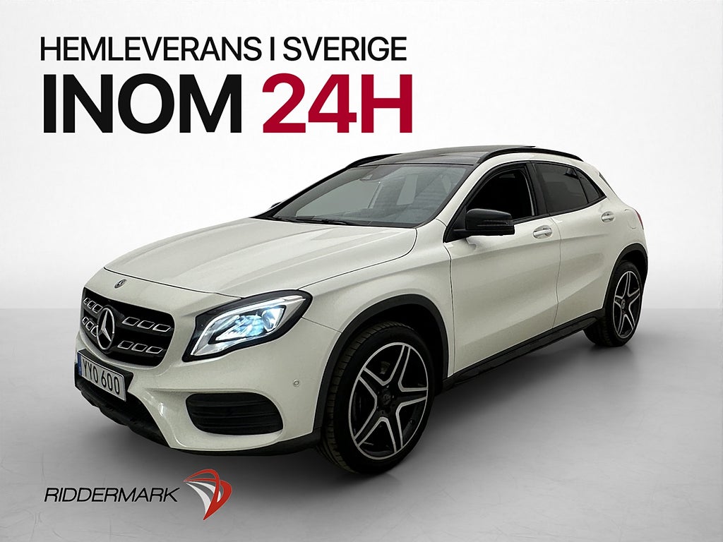Mercedes-Benz GLA 250 4MATIC 211hk AMG Night Pano H/K 1Ägare