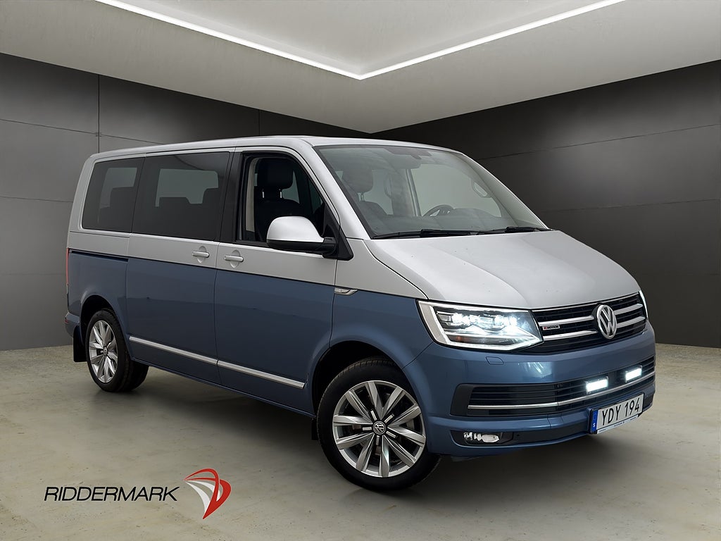 Volkswagen Multivan Highline 4M Drag Värmare CarPlay El-Dörr