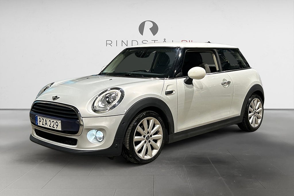 MINI Cooper 3-dörrars 136 HK AUT B-KAMERA BLUETOOTH NYBESIKTAD