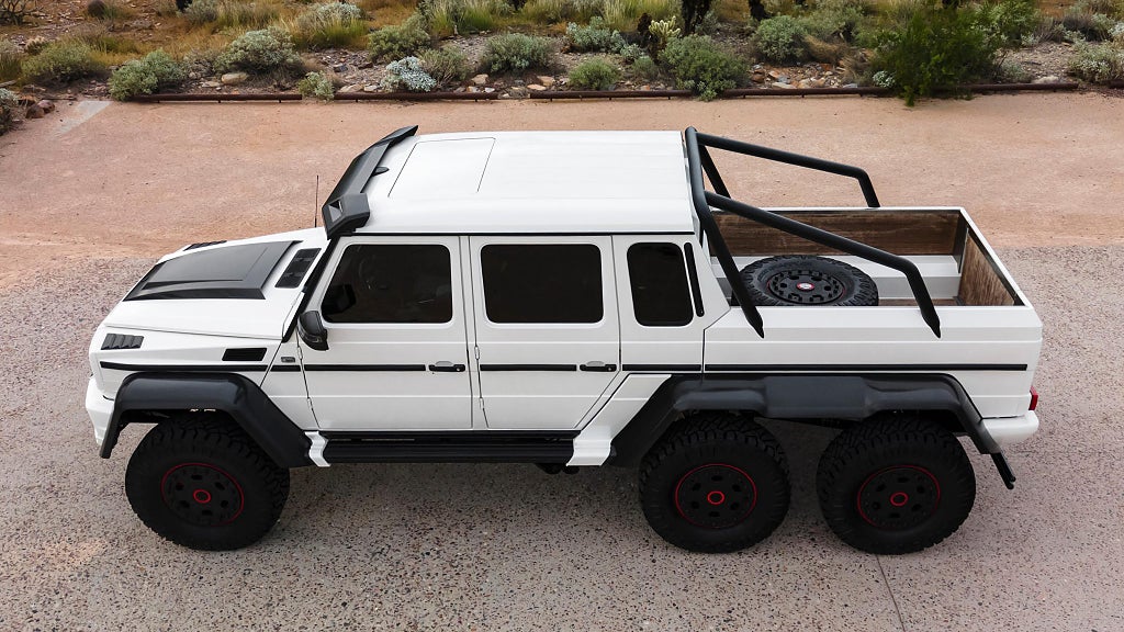 Brabus har fixat till Mercedes-Benz G63 så att den levererar 700 hästkrafter. Foto: Bring a trailer