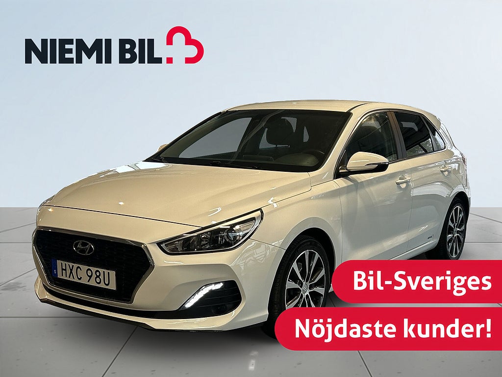 Hyundai i30 1.4 T-GDi DCT Premium SoV/Kamera/Rattvärme/Carplay