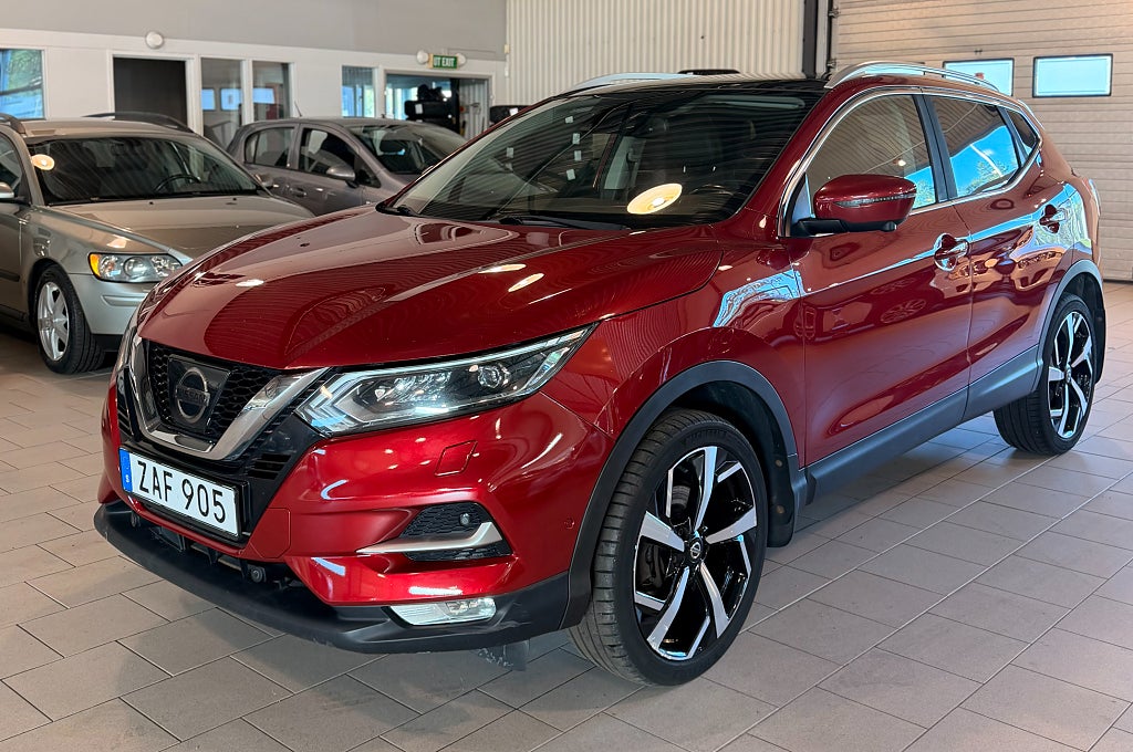 Nissan Qashqai 1.2 DIG-T Tekna Euro 6/PANO/NY SERVAD/ SoV/360 KAMERA