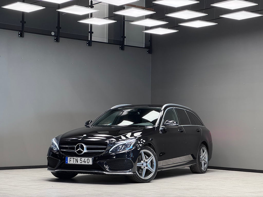 Mercedes-Benz C 200 T 4MATIC AMG Line / Drag / Värmare / Burmester