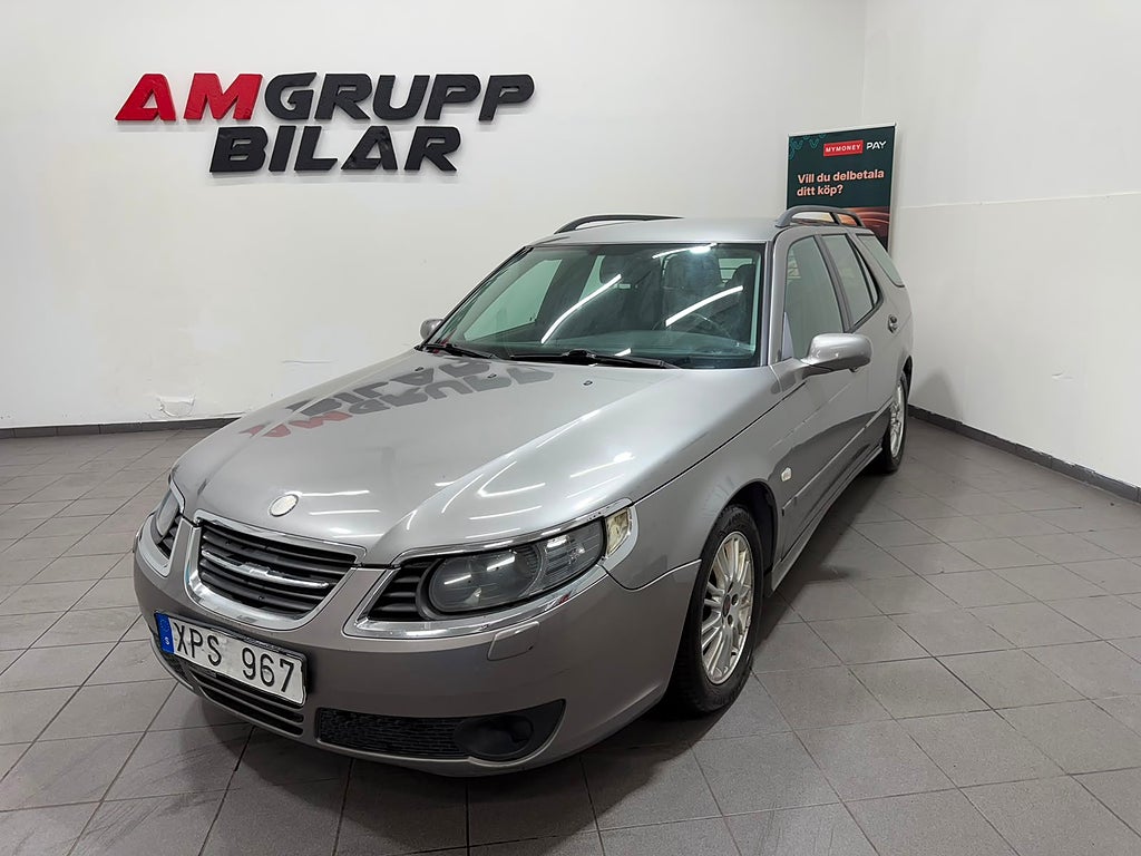 Saab 9-5 SportCombi 2.0t BioPower Linear Ny besiktigad!
