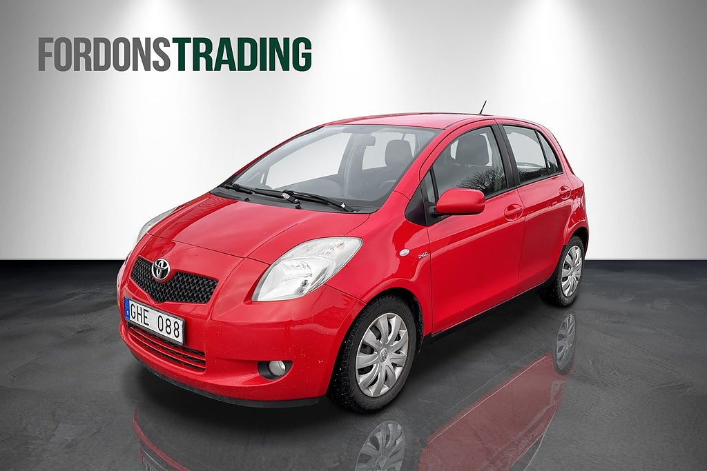 Toyota Yaris 5-dörrar 1.4 D-4D Nyservad Nybesiktigad
