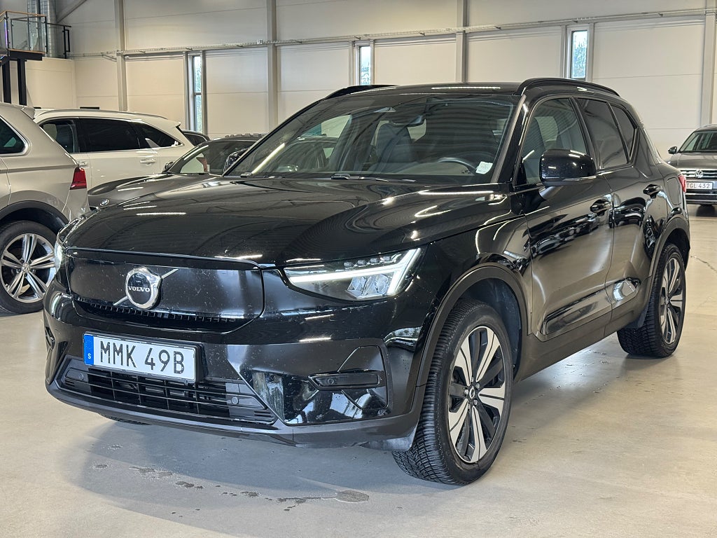 Volvo XC40 Recharge 408HK 4wd LEASBAR EN ÄGARE KAMERA 