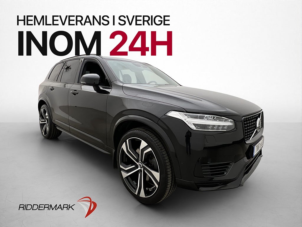 Volvo XC90 T8 AWD R-Design 7-sits Pano B&W 360° Värmare Drag