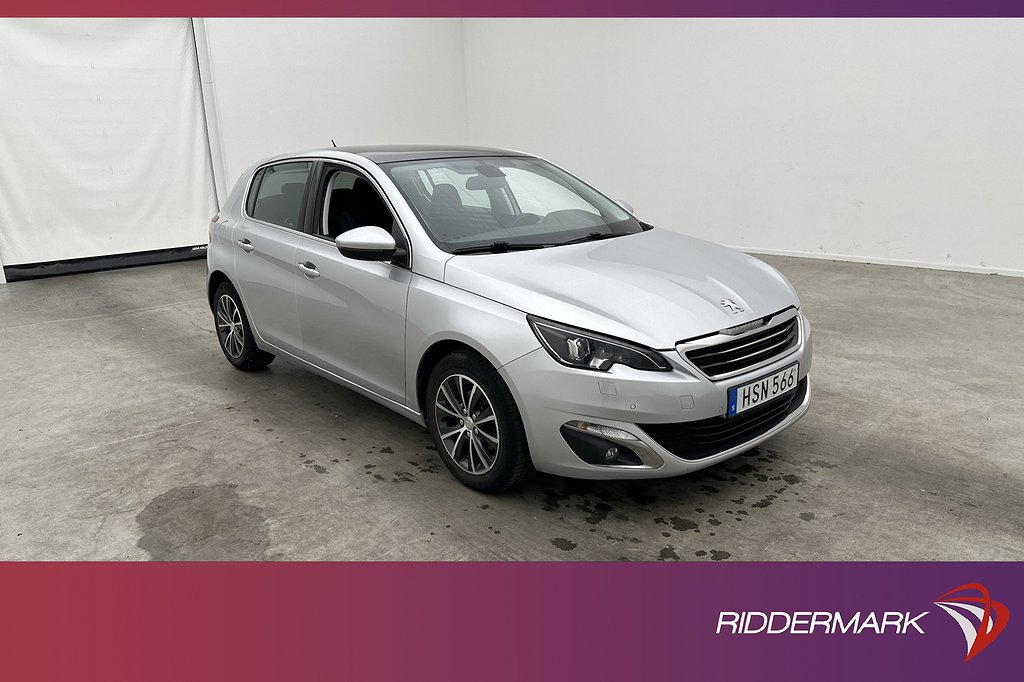 Peugeot 308 e-THP 130hk Allure Pano Navi Sensorer Välservad