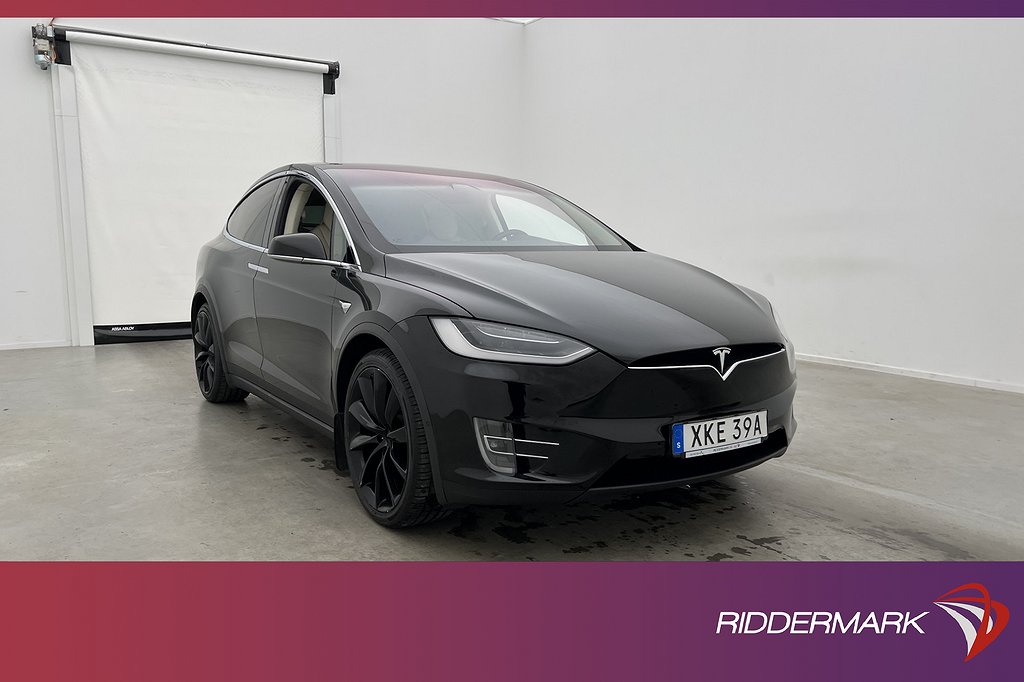 Tesla Model X Standard Range AWD Svensksåld Luftfjädrin Drag