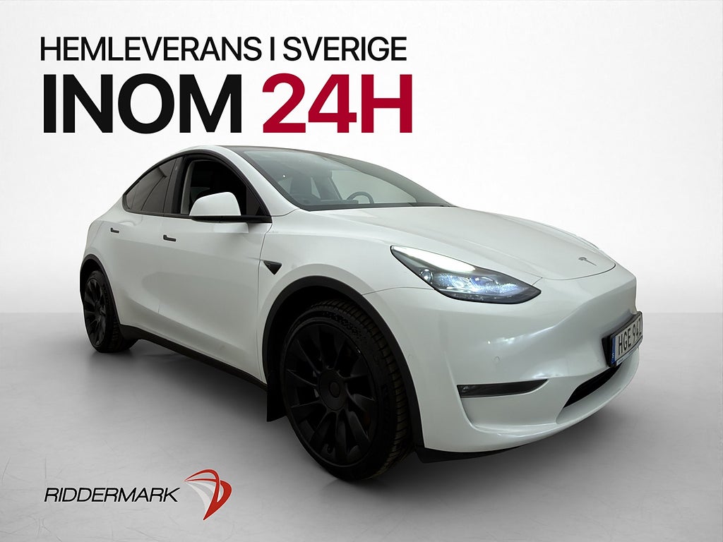 Tesla Model Y Long Range AWD Svensksåld Panorama Drag MOMS