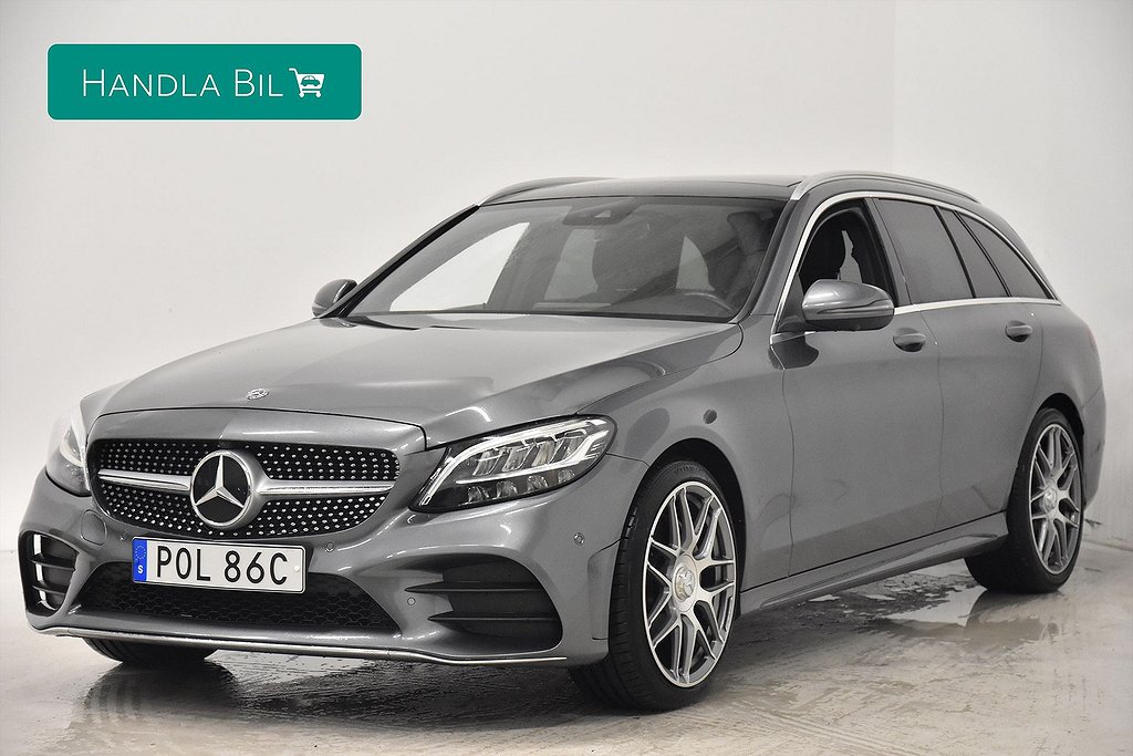 Mercedes-Benz C 220 Aut AMG Pano Drag 360º  Nybes 194hk