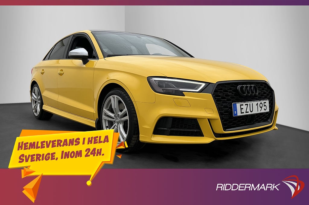 Audi S3 Sedan 2.0 TFSI Q Cockpit Navi Matrix 310hk