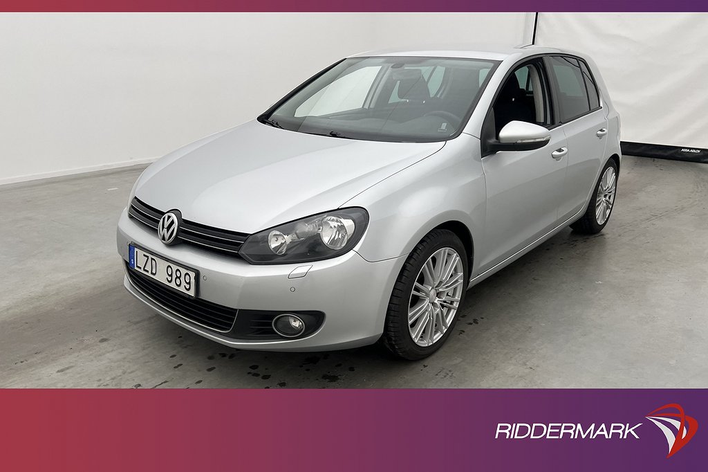 Volkswagen Golf 1.4 TSI 160hk En-Brukare Sensorer Dragkrok