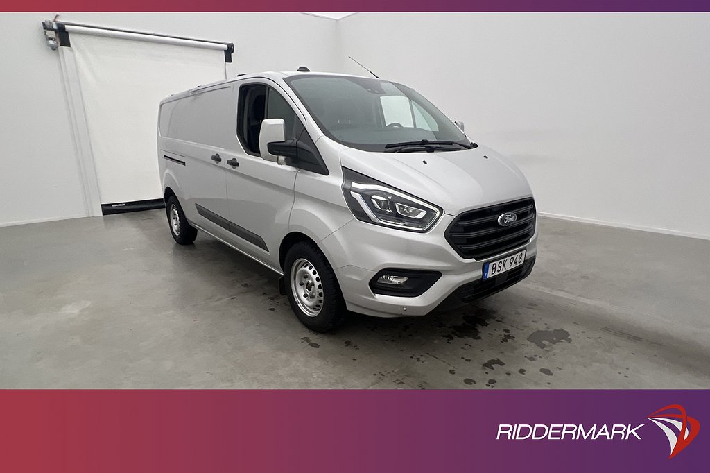 Ford Transit Custom L2 Värmare Dragkrok B-Kamera SYNC-3 Moms