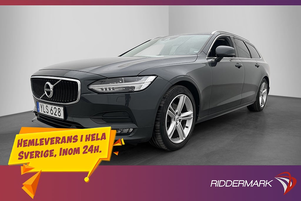 Volvo V90 D4 Momentum VOC Värmare Drag Kamera Navi CarPlay
