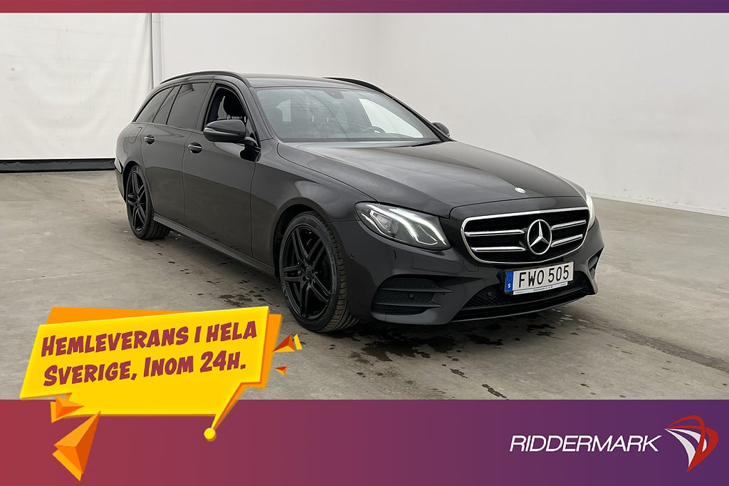 Mercedes-Benz E 220 T d 194hk AMG D-Värmare Kamera Navi Drag