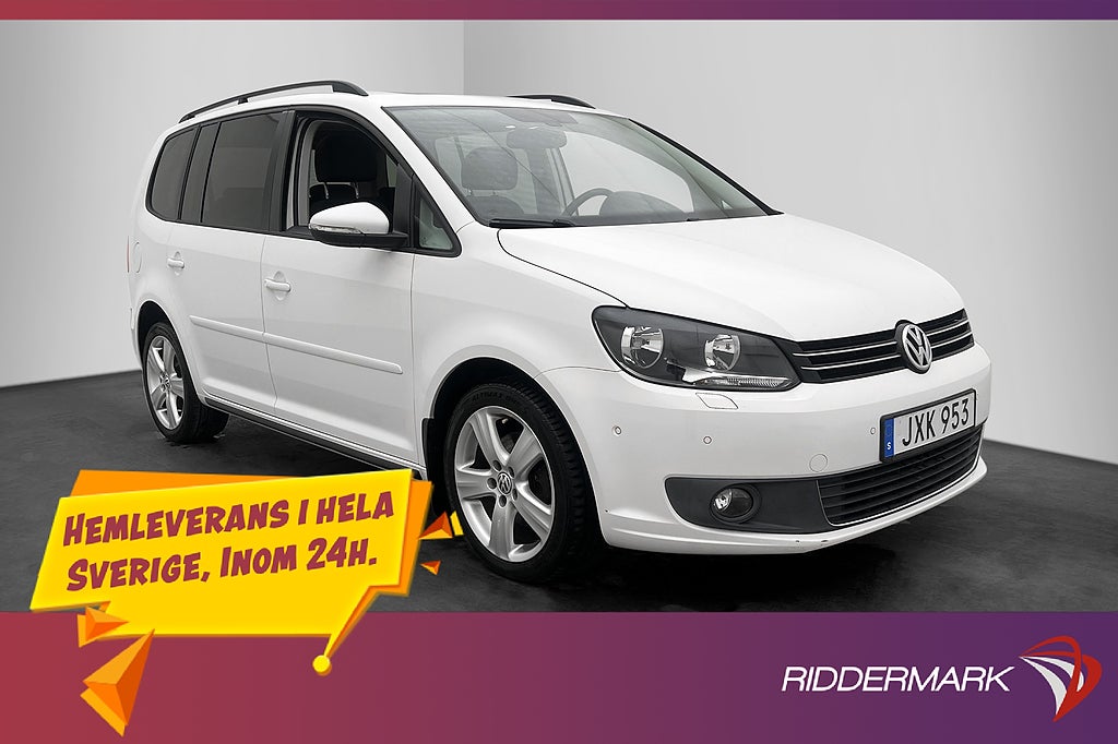 Volkswagen Touran TDI 105hk 7-Sits D-Värm Pano Kamera Drag