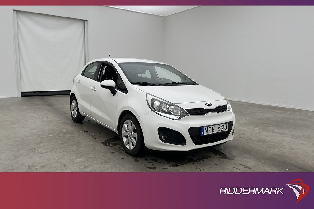 Kia Rio 1.2 CVVT 84hk Comfort Rattvärme Låg-Skatt 0,5L/mil