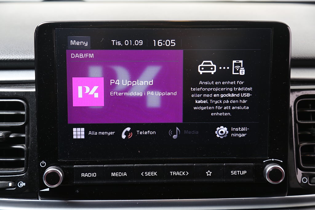Kia Rio 1,0 T-GDI 100hk Advance Aut CarPlay P-sensorer 2021