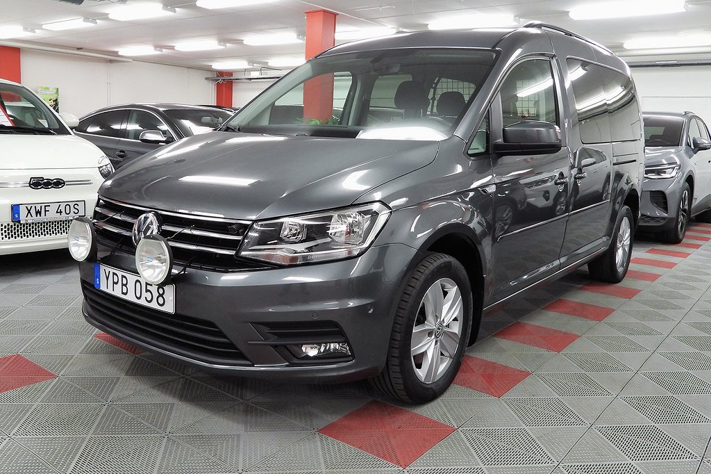 Volkswagen Caddy Maxi Life 2.0 TDI SoV Hjul Kamera MoK värmare 