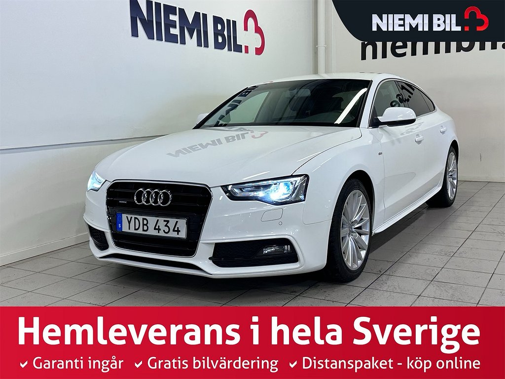 Audi A5 Sportback 2.0 Quattro S-Line 190hk Dvärm SoV