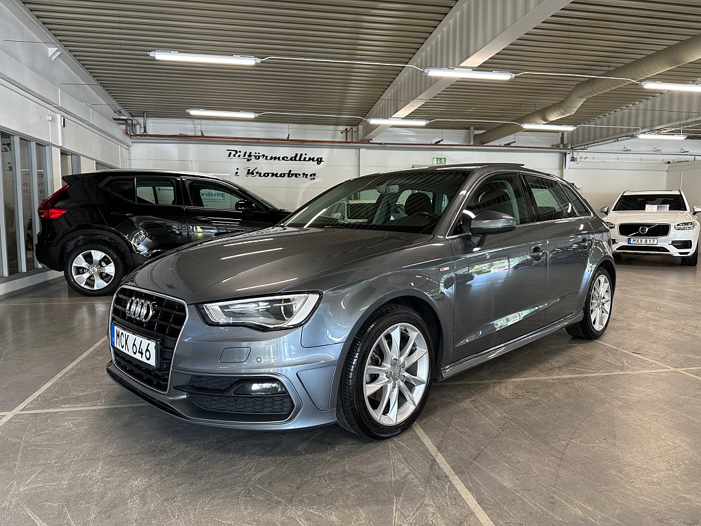 Audi A3 Sportback 2.0 TDI S Line Panorma Bang&Olufson Läder