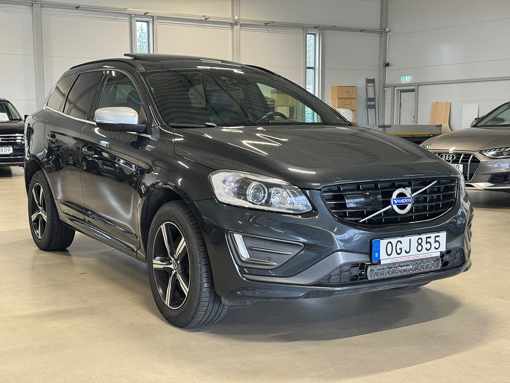 Volvo XC60 D4 AWD AUT R-Design POLESTAR S&V-HJUL NYBYTT KAMREM